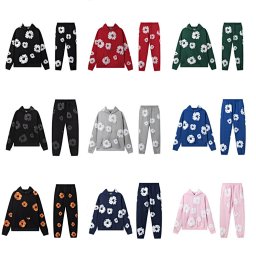 Velvet hooded sweats