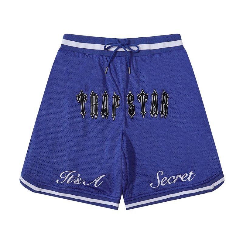 Trapstar Blue Mesh Shorts