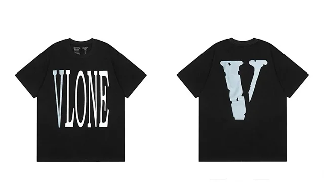 VLONE T-Shirts Short-Sleeve V Logo Graphic Print product detail image 11