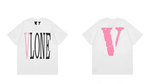 VLONE T-Shirts Short-Sleeve V Logo Graphic Print product detail image 19