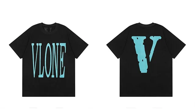 VLONE T-Shirts Short-Sleeve V Logo Graphic Print product detail image 18