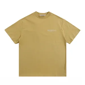 Fear of God Essentials Logo Tee Khaki T-Shirt