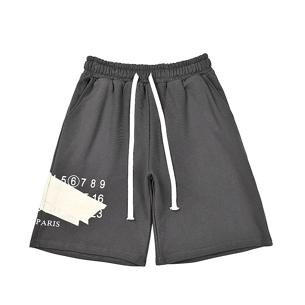 Maison Margiela Replica Numeric Tape Shorts Gray