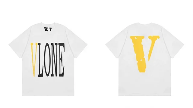 VLONE T-Shirts Short-Sleeve V Logo Graphic Print product detail image 14