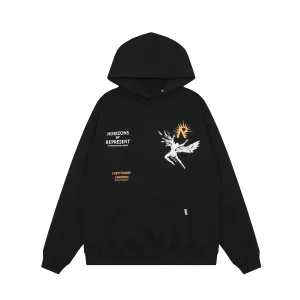 Represent Horizons Hoodie Black