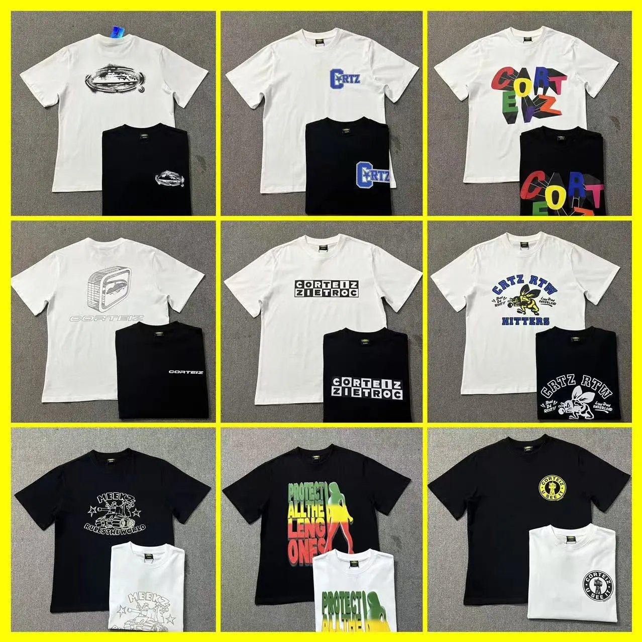 Cortez Zietroc White Short Sleeve T-Shirt