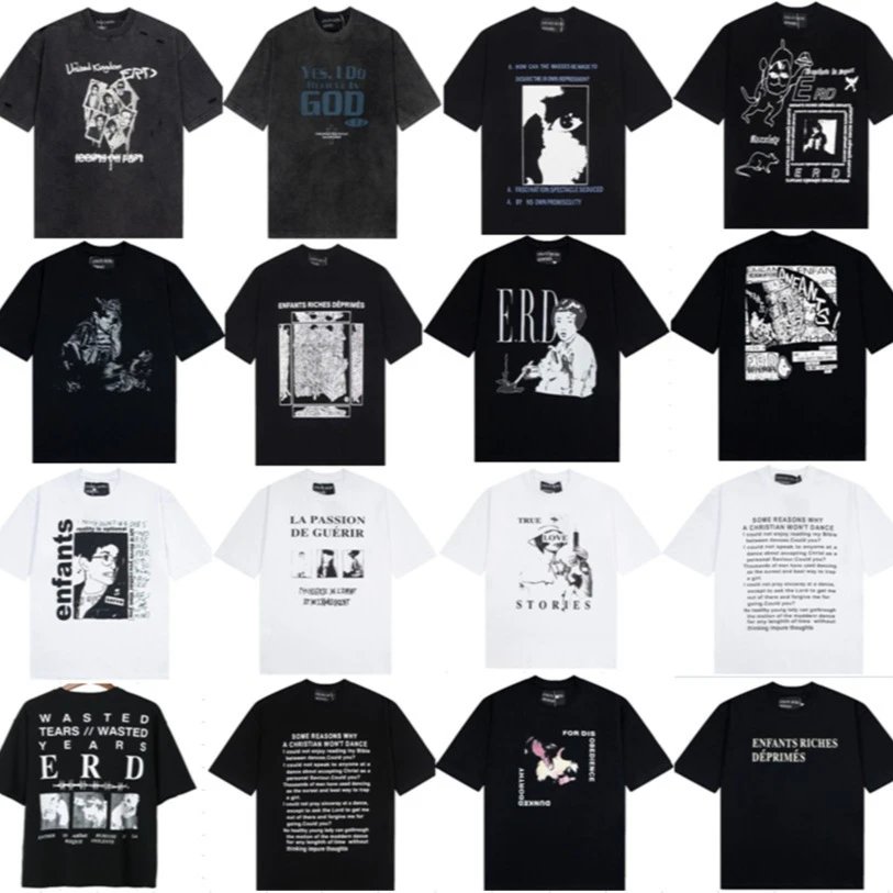 ERD Black Graphic T-Shirt