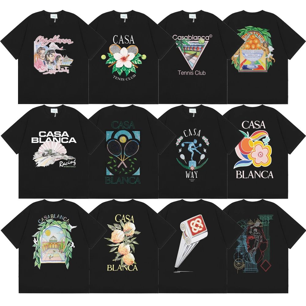 Casa Blanca Black Graphic T-Shirt