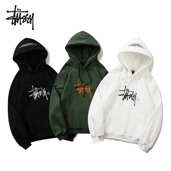 Sweat À CapÓuche pour HomÓme StuÓss-y Sweatshirt Pull*over Hoody w2crep.com