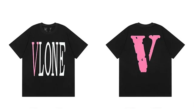 VLONE T-Shirts Short-Sleeve V Logo Graphic Print product detail image 20