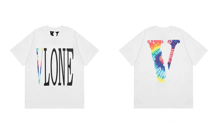 Vlone Tie-Dye White T-Shirt