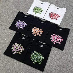 Sun roll T-shirt cas