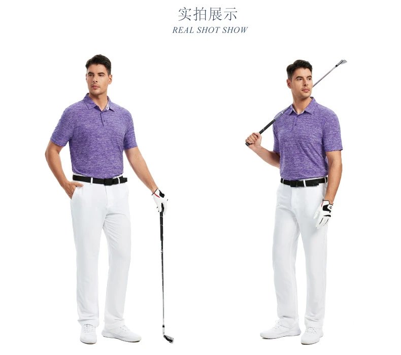 Design Heather Gray Melange Polo Shirt - 8