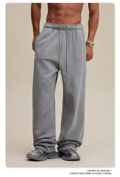 Design BE Thrived Medium Gray Drawstring Waist Pants - 36