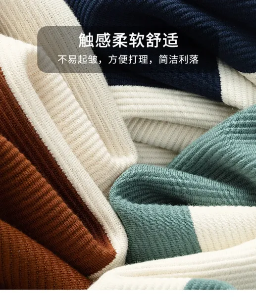 Polo Ralph Lauren Striped Polo Shirt in Teal and Beige Tops.polo - 5