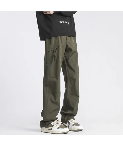 Design Cargo Pants Black Streetwear Pants - 11