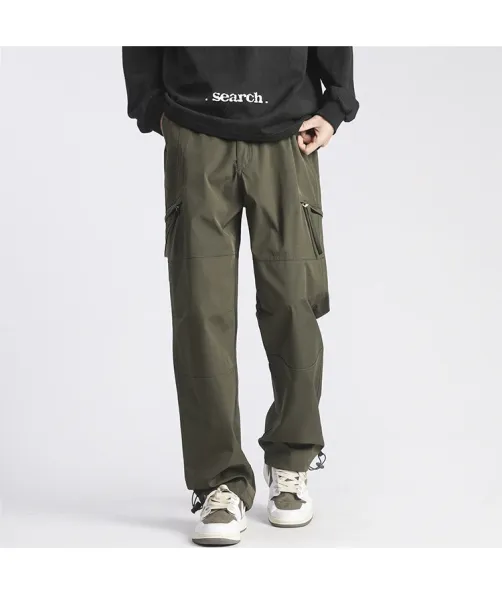 Design Cargo Pants Black Streetwear Pants - 15