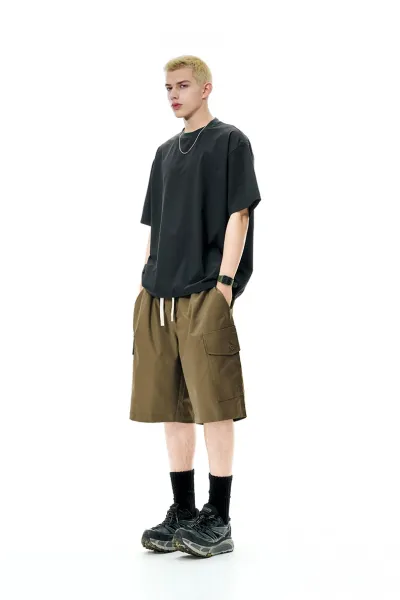 Design Cargo Shorts Black - 17