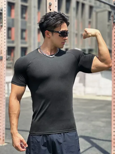 Design Performance Compression T-Shirt White Base-Layer - 23