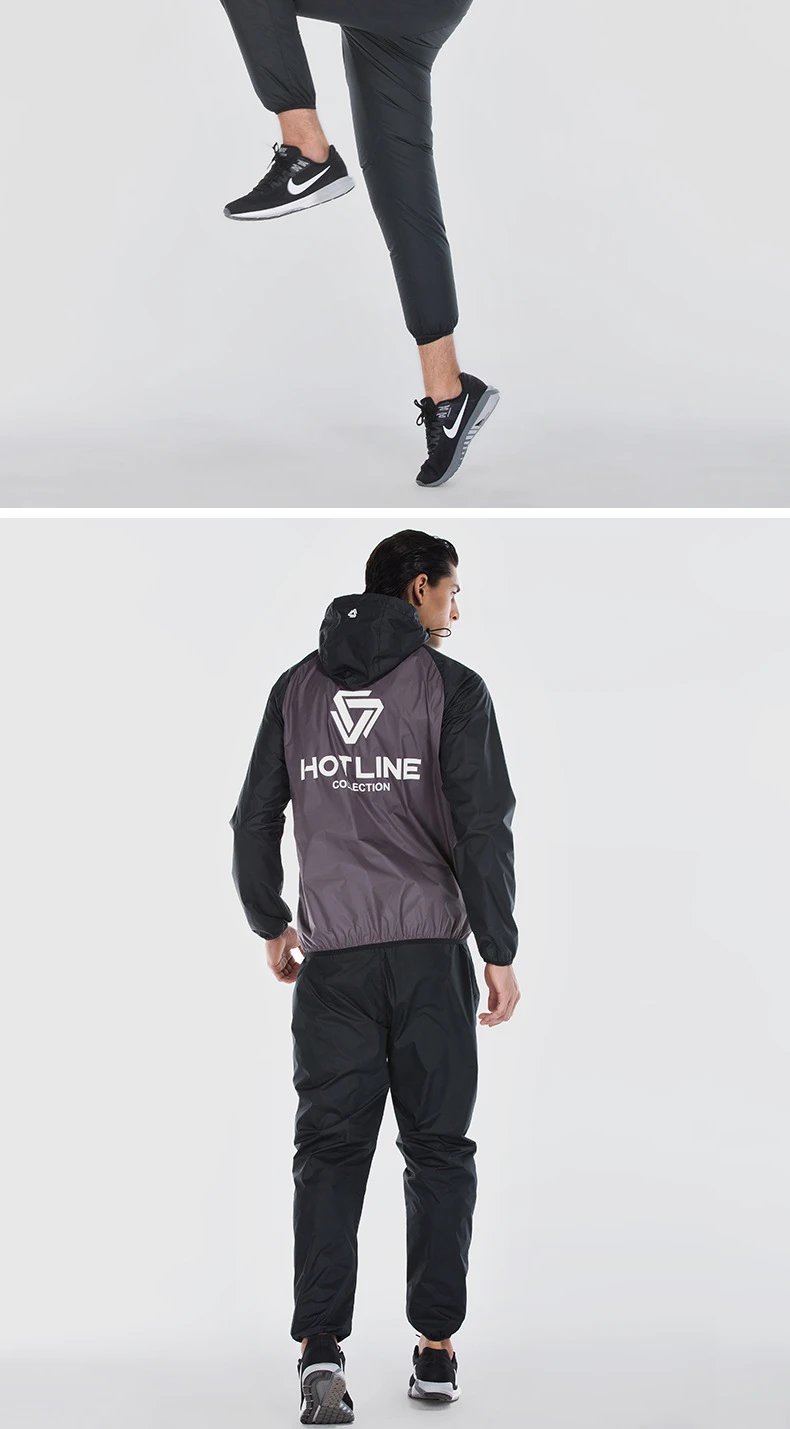 Design Rain Jacket Black Waterproof Hooded Outerwear - 12