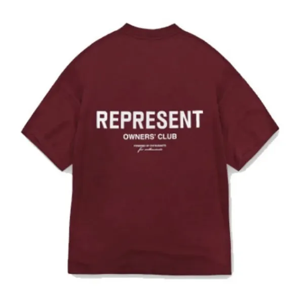 Represent Owners' Club Burgundy T-Shirt - 13