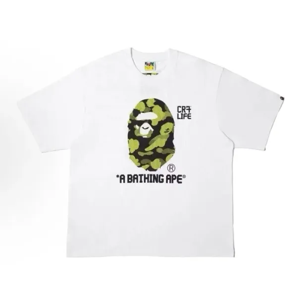 A Bathing Ape Zipper Shark T-Shirt Black - 4