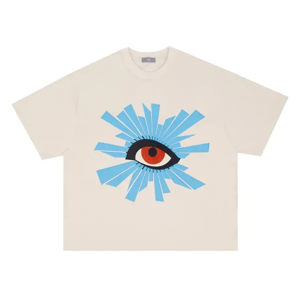 Design Eye Graphic Beige T-Shirt - 1