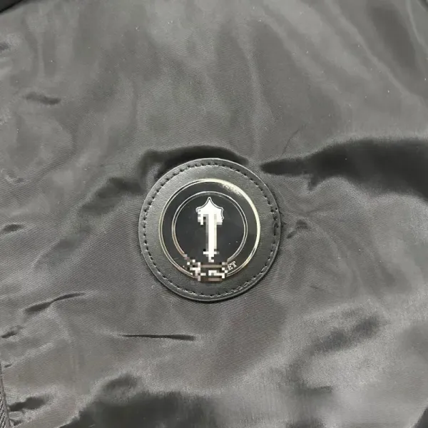 Design Windbreaker Hooded Jacket Black Outerwear - 4
