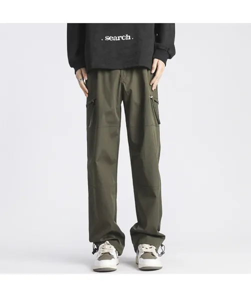 Design Cargo Pants Black Streetwear Pants - 6