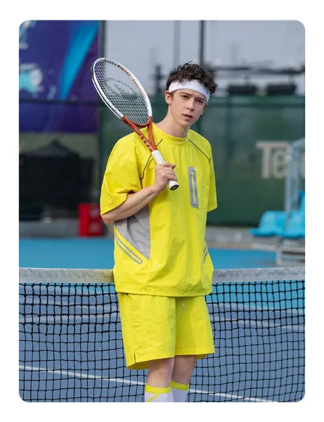 Design Reflective Pocket Performance T-Shirt Neon Yellow - 25