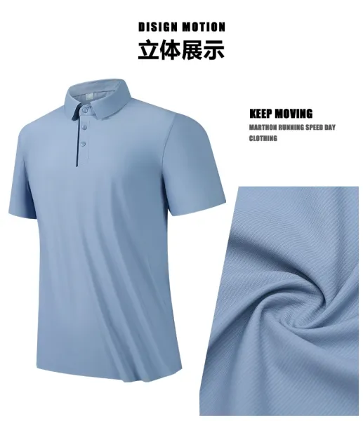 Design Minimalist Zip-Placket Black Polo Tops Polo - 7