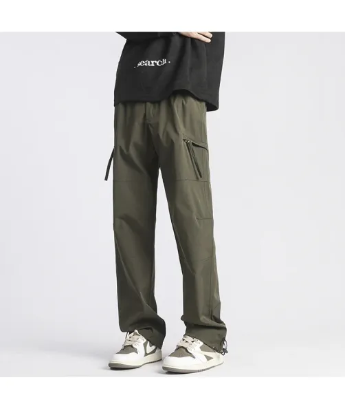 Design Cargo Pants Black Streetwear Pants - 9