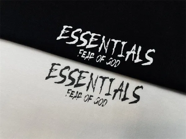 Fear of God Essentials Logo Print White T-Shirt - 17