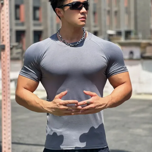 Design Performance Compression T-Shirt White Base-Layer - 26