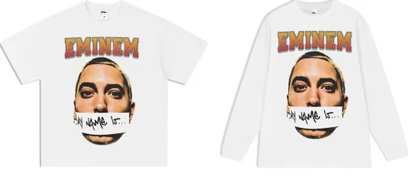 Design Eminem x The Slim Shady Graphic Washed Black T-Shirt T-Shirts - 19