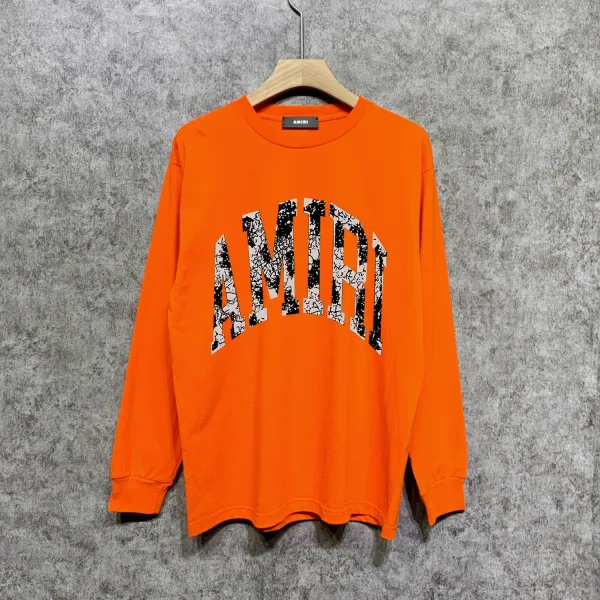 Amiri Arch Logo Distressed Gray Sweatshirt Sweater - 9