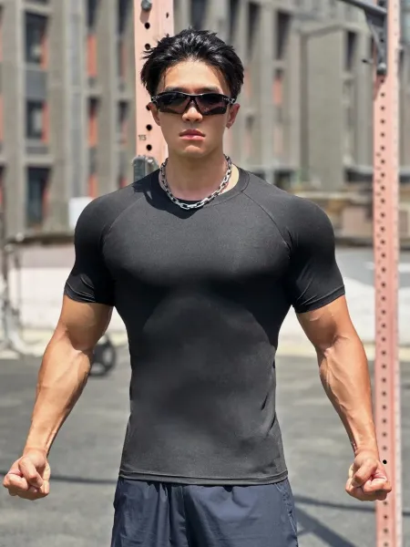 Design Performance Compression T-Shirt White Base-Layer - 22