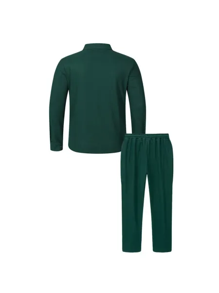 Design Waffle-Texture Utility Jacket and Track Pants Set Black - 21