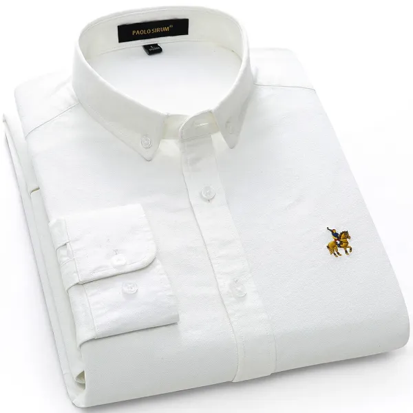 Design Paolo Sirum Button-Down Shirt White Shirt - 1