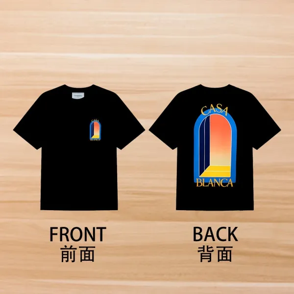 Casablanca Casa Blanca Archway Graphic Black T-Shirt - 1