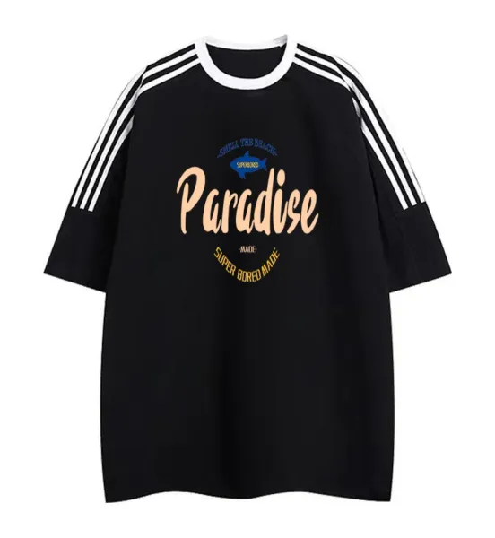 Design Super Bored Made Paradise Navy T-Shirt T-Shirts - 6