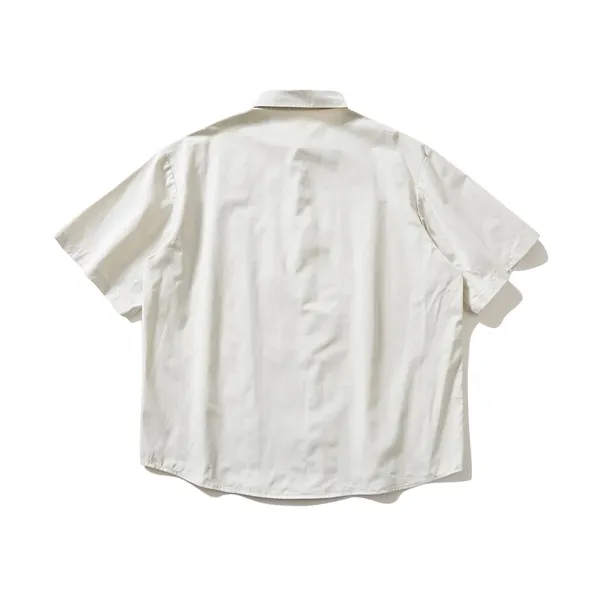 Design Short-Sleeve Utility Shirt Navy Tops Shirt - 6