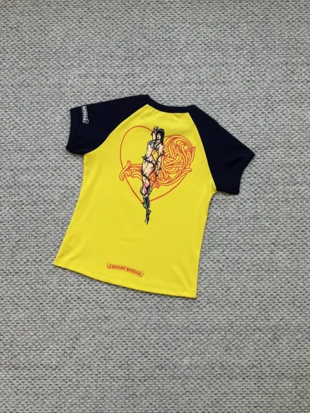 Chrome Hearts Deadly Doll Raglan T-Shirt White / Black - 12