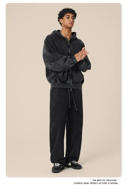 Design BE Thrived Medium Gray Drawstring Waist Pants - 21