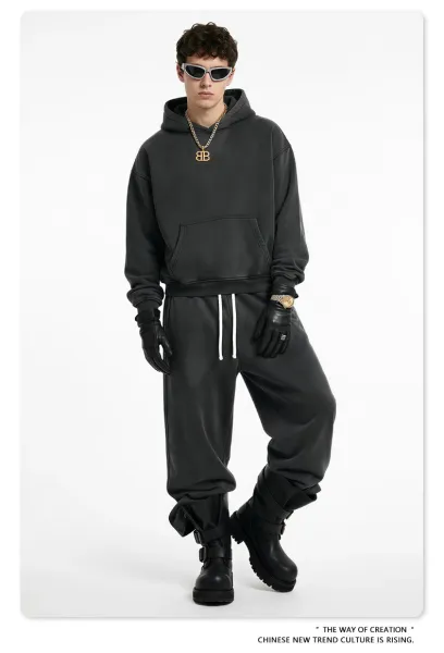 Design BE Thrived Vintage Dark Green Sweatpants - 32