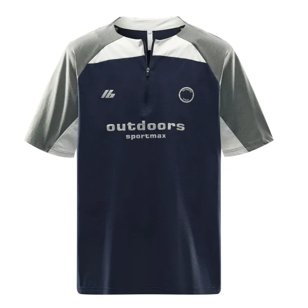 Design Outdoors Sportmax Training Top Navy / Gray Activewear - 1
