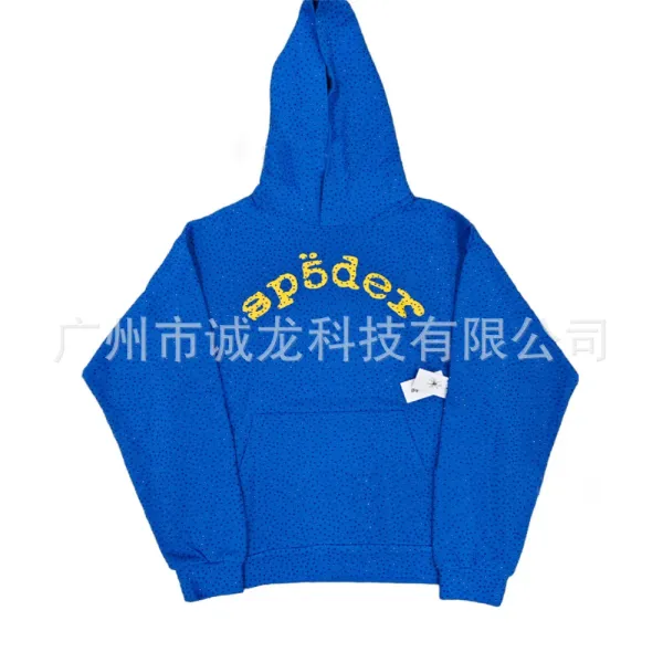 Spöder Logo Hoodie Blue - 1