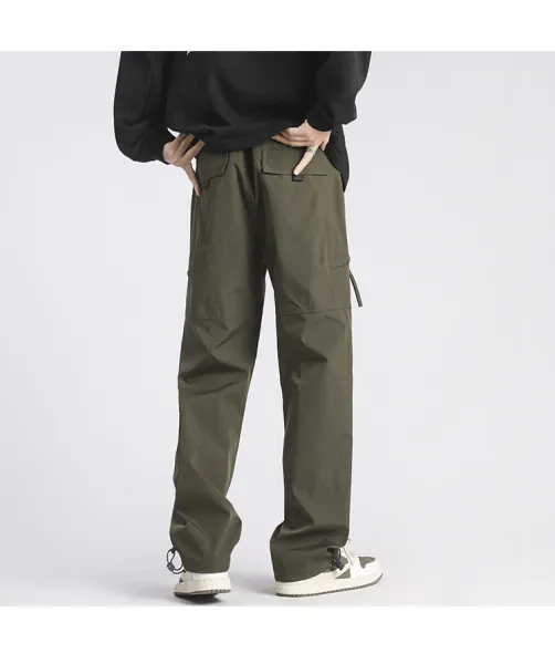 Design Cargo Pants Black Streetwear Pants - 14