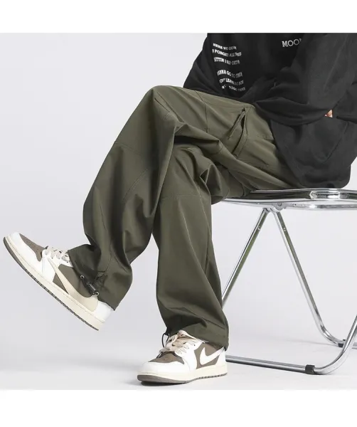 Design Cargo Pants Black Streetwear Pants - 18
