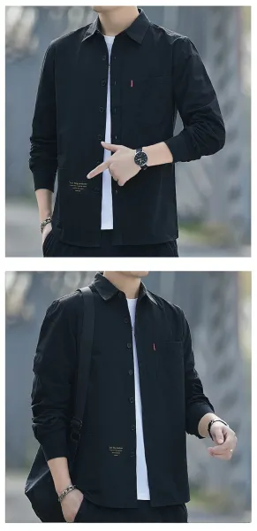 Design Long-Sleeve Button-Up Shirt Sage Green - 12